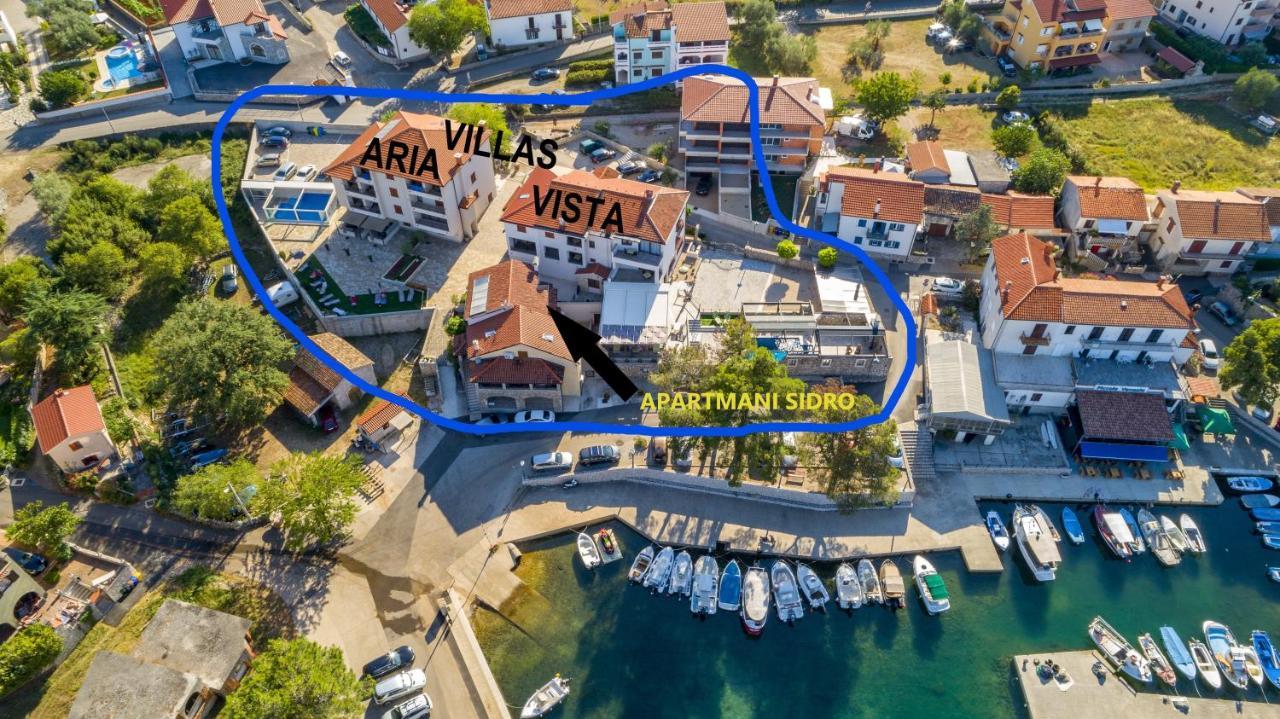 Apartmani Sidro Malinska Bagian luar foto